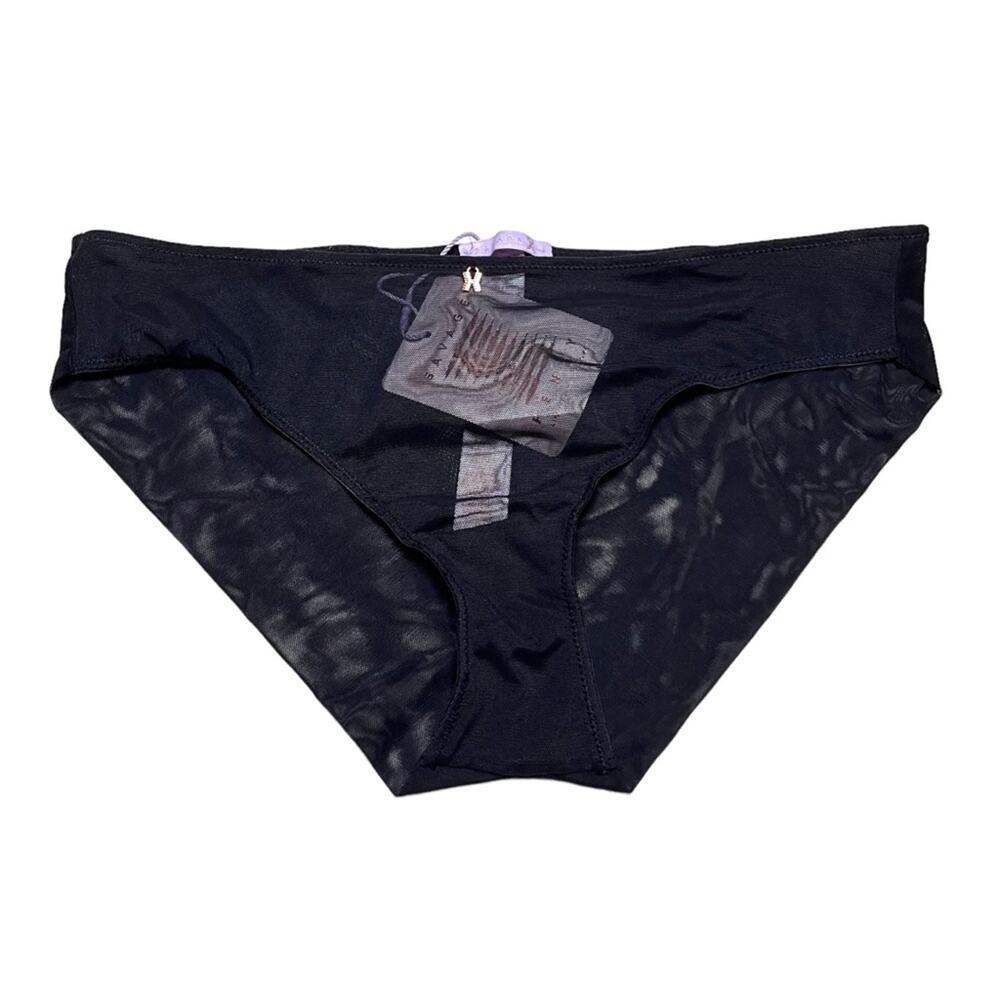 Savage X Fenty Mesh Cheeky Panty Size Small